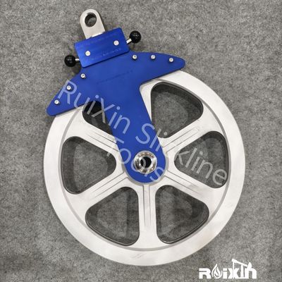 Ηλεκτρονική τροχαλία χόρτου 16 ιντσών Slickline Εφοδιασμός ασφαλείας ελέγχου πίεσης φορτίου